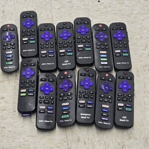 TCL Remote with Black and Purple Design
